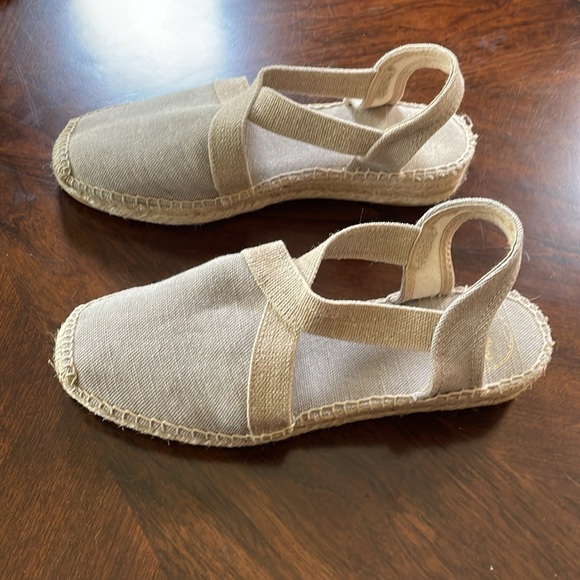 TONI PONS Ecru Linen Ter Wedge Espadrilles - Picture 4 of 7